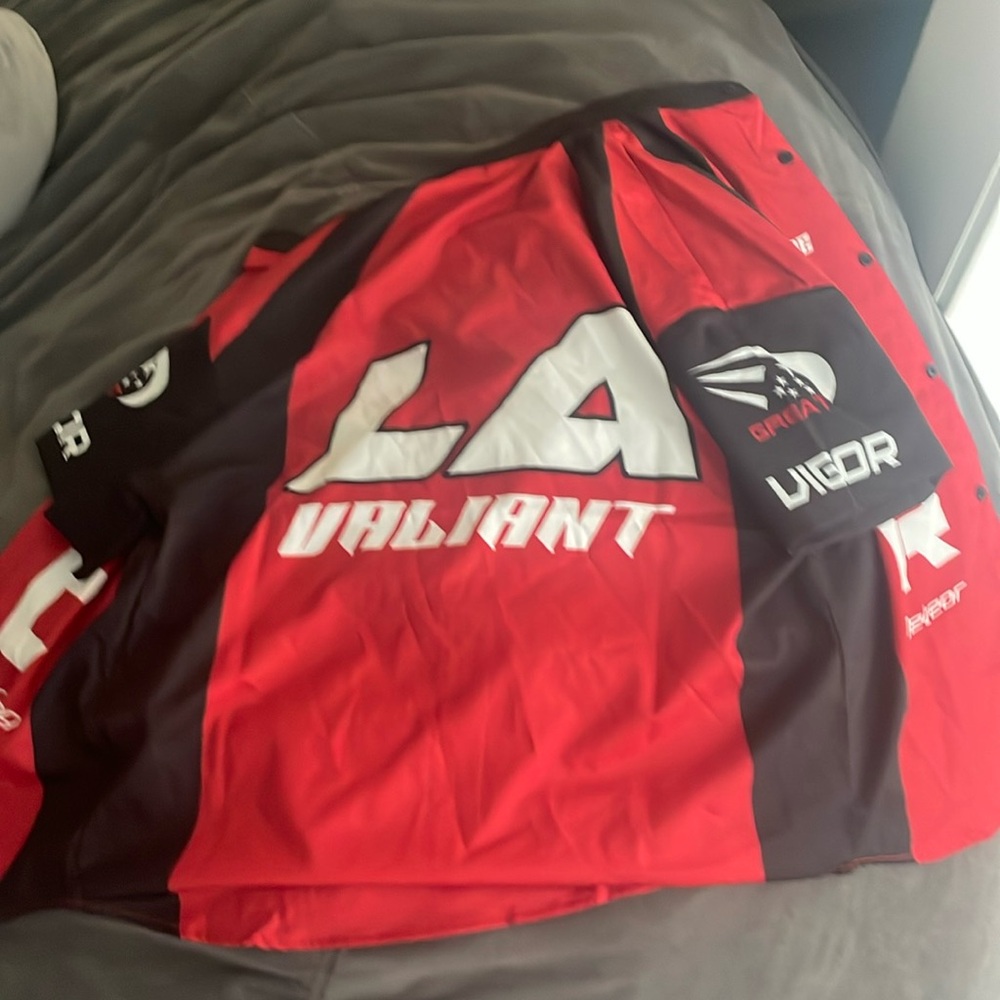 Race car shirt.